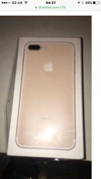 Brand new Rose gold iPhone 7 plus 256gb unlocked