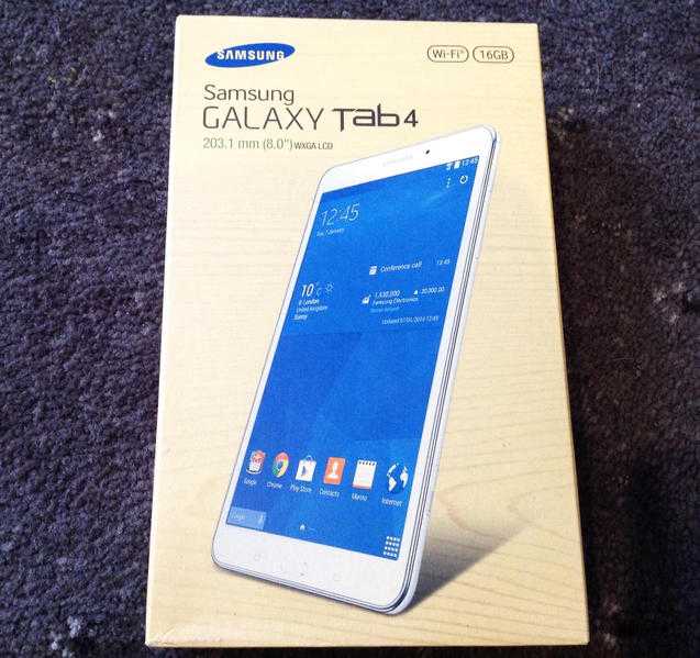 BRAND NEW - Samsung Galaxy Tab 4 16Gb 8quot White