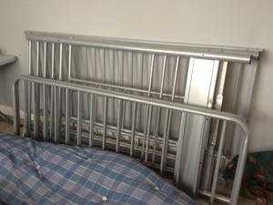 brand new silver frame bunk bed