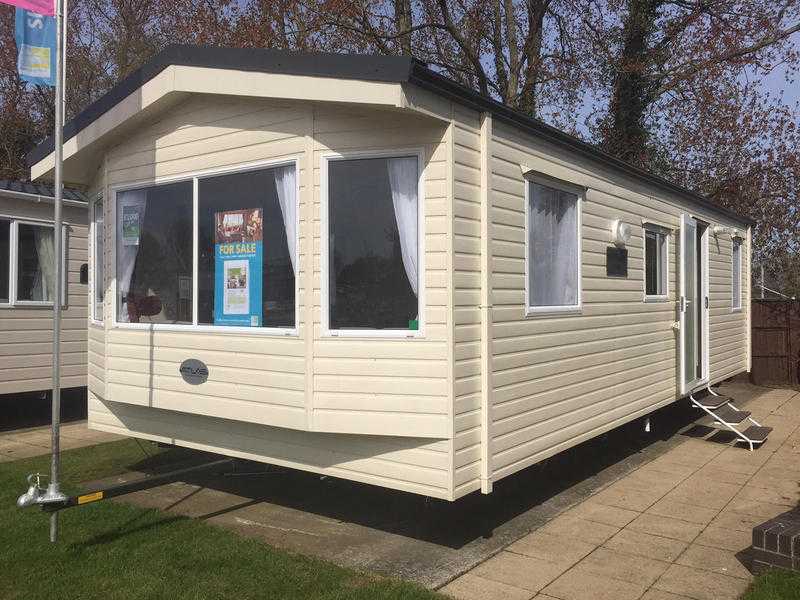 Brand new static caravan. Atlas Everglade 2 bedroom. Sited at Rockley Park, Poole