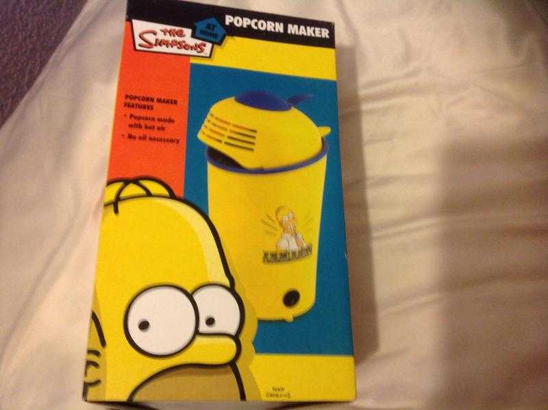 brand new the simpsons popcorn maker.