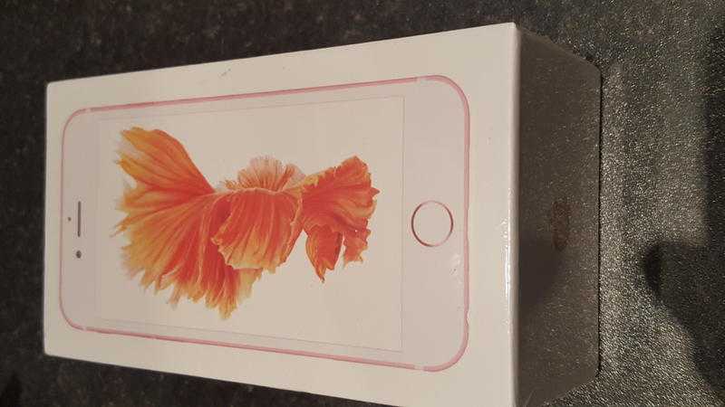 BRAND NEW, UNLOCKED AND SEALED iPHONE 6S 64GB-ROSE GOLD