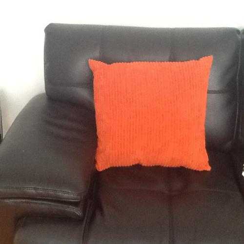Brand new, unused orange cushions (4 in total)