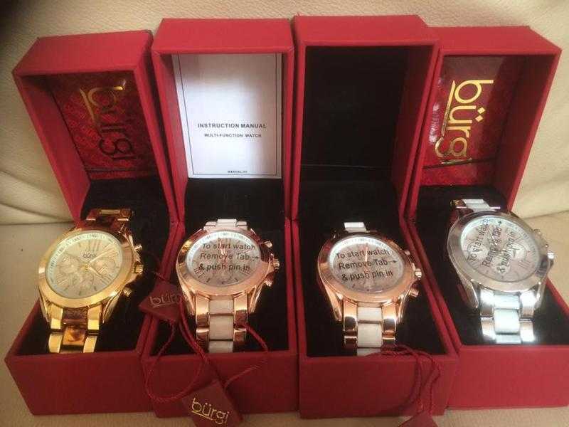 Brand new watches in box with tags and guarantee