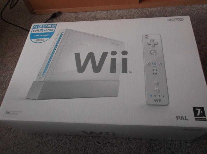 brand new  - Wii Games console and Brand new Wii Fit Balance board