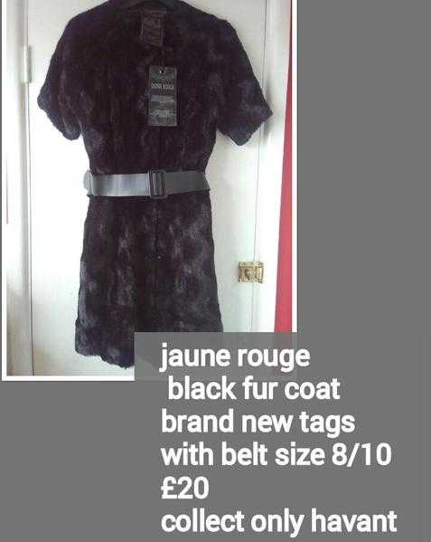 Brand new with tags fax fur coat