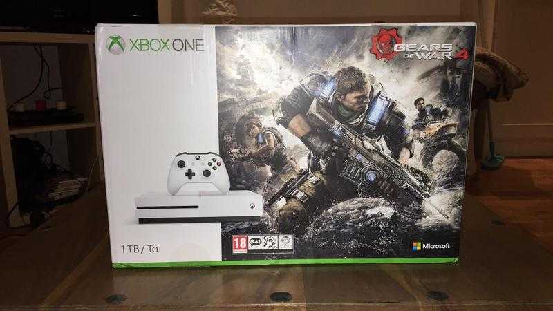 Brand new Xbox One S, 1TB with Gears of War 4