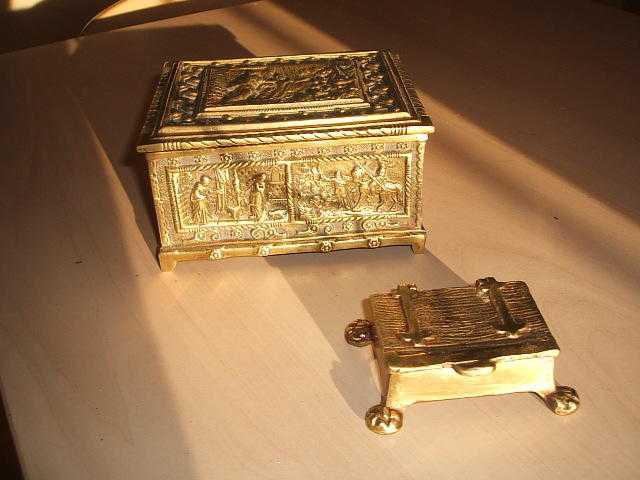 Brass Boxes antique ornaments