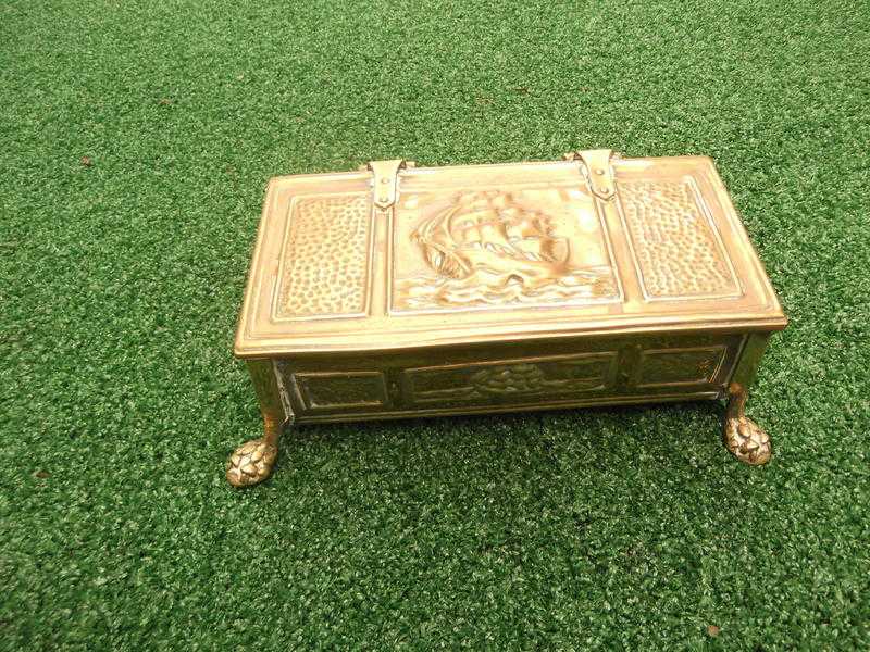 Brass cigarette box