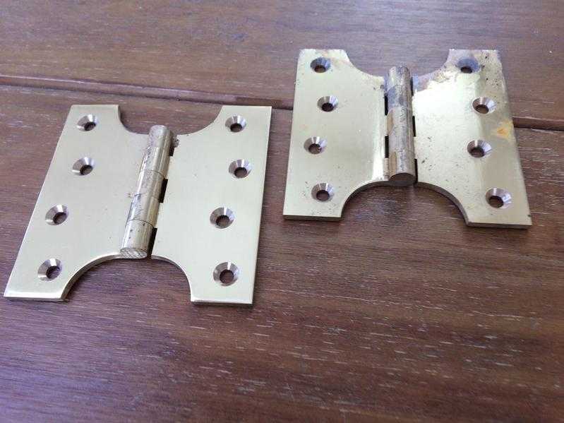 Brass door hinges