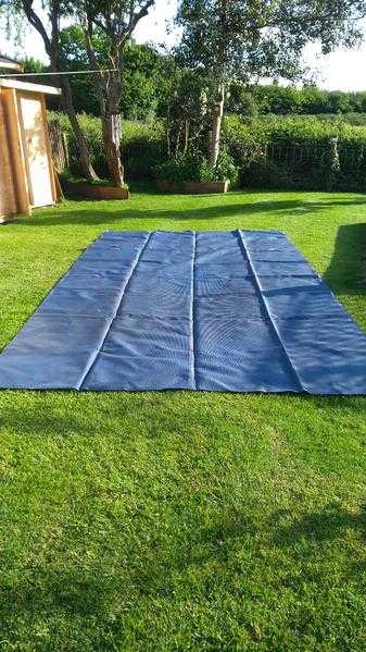 Breathable camping ground sheet