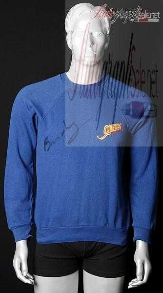 Brian May of Queen Owned and Worn signed sweatshirt