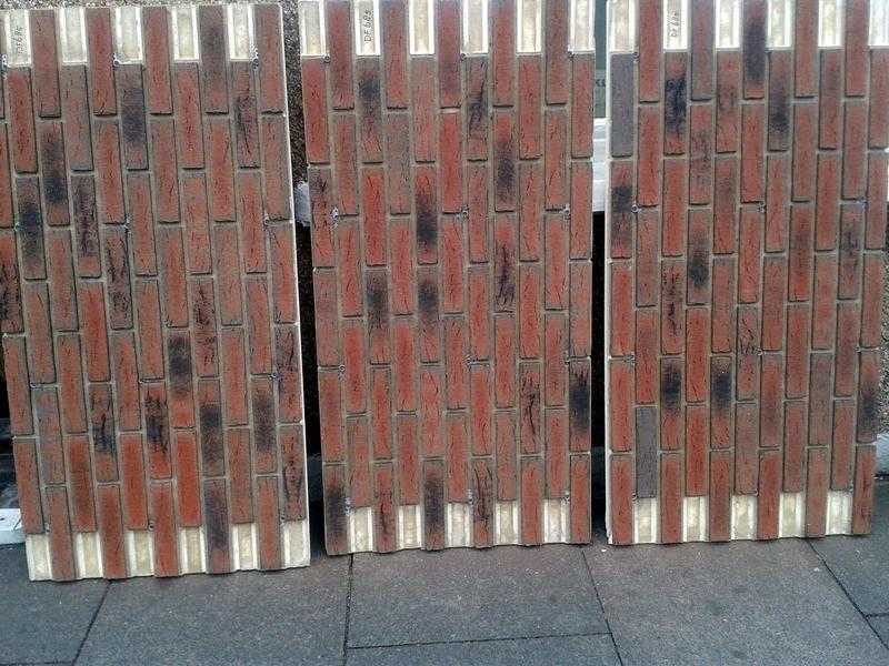 Brick Panels, brick tiles, slips