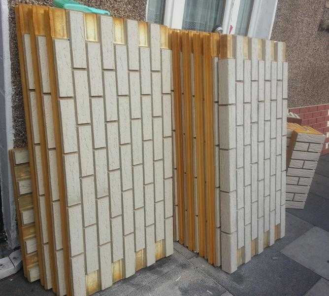 Brick Panels, brick tiles, slips