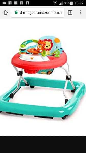 Bright stars baby walker excellent cond lights sounds