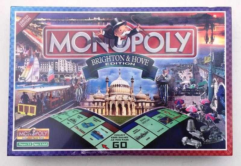 Brighton amp Hove edition Monoply board game (still wrapped, never opened)