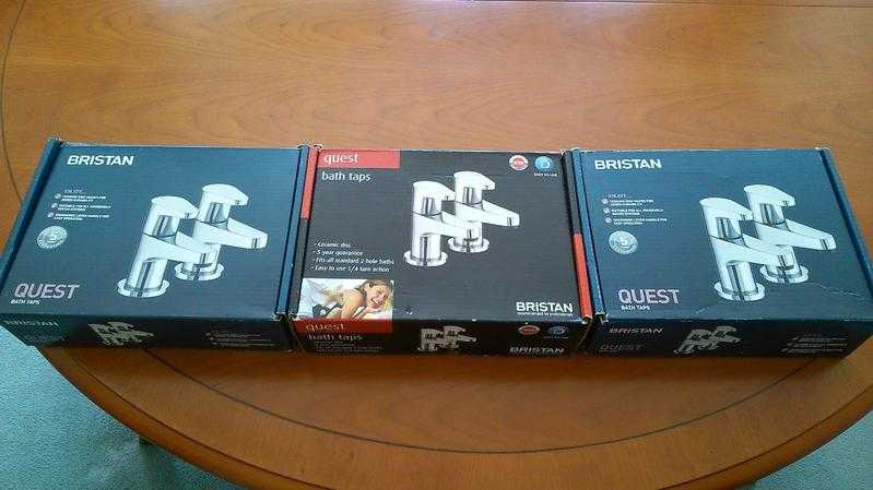 Bristan Quest Bath Taps (3 pairs new)