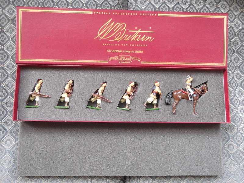 Britain039s metal soldier presentation set - The British Army In India, Queen039s Own Corps of Guides
