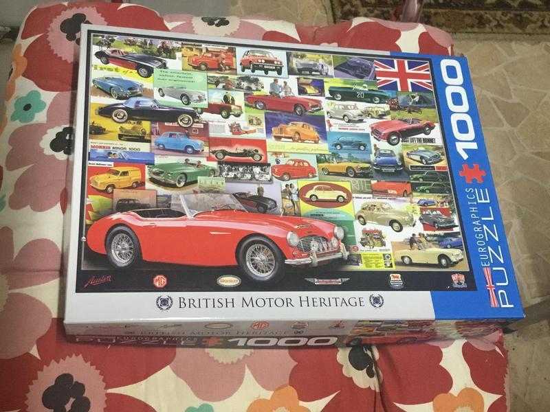 British motor heritage puzzle 1000 pieces VGC