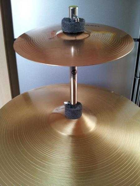 Bronze 8 splash cymbal amp cymbal stacker - Brand New