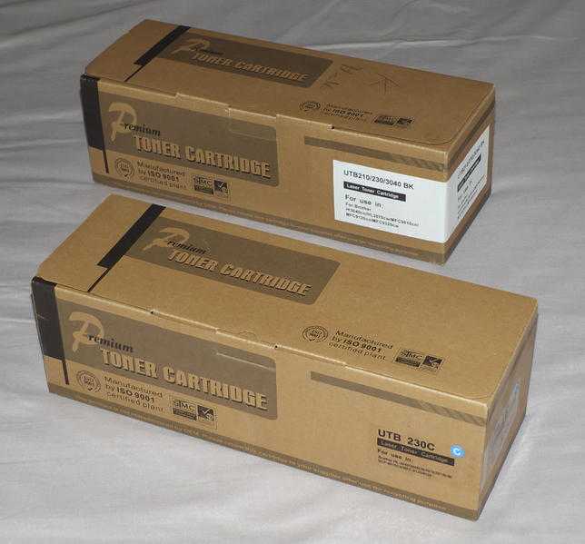 Brother compatible laser toner cartridges Black amp Cyan HL-3040 HL-3070 MFC-9120 DCP-910CN 3075CW