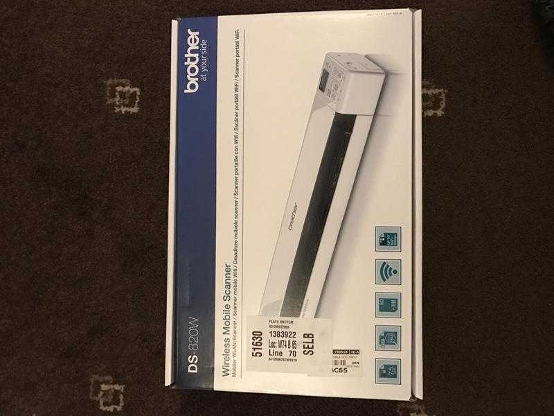 Brother wireless mobile scanner DS-850w