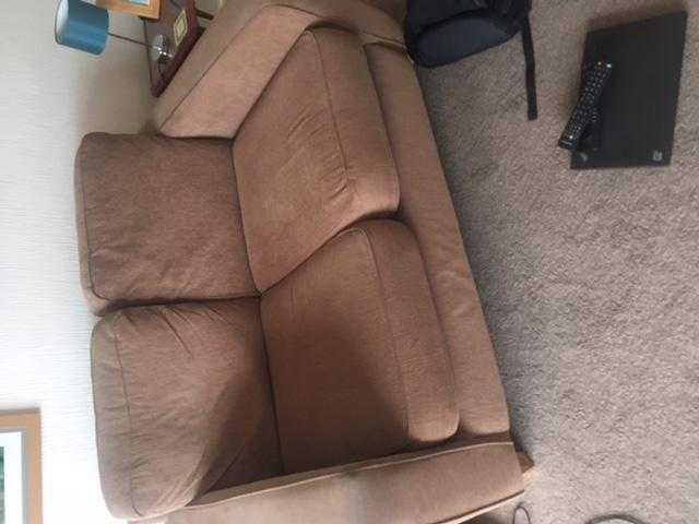 Brown 2 seater sofa good condition second hand