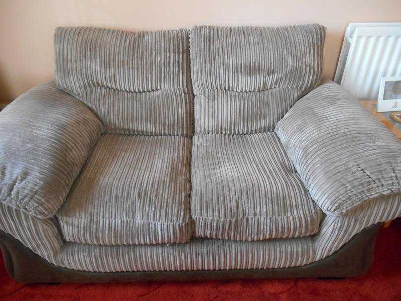 Brown Cord Settee