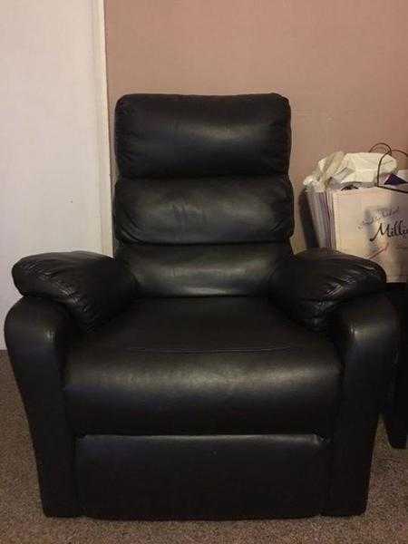 Brown Leather Armchair