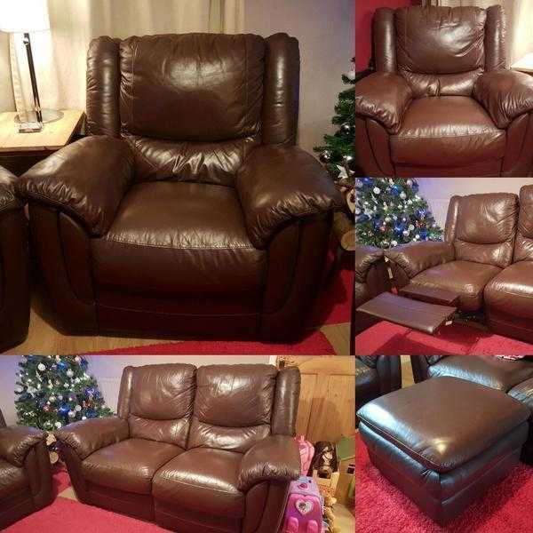 Brown Leather Suite 400 ono