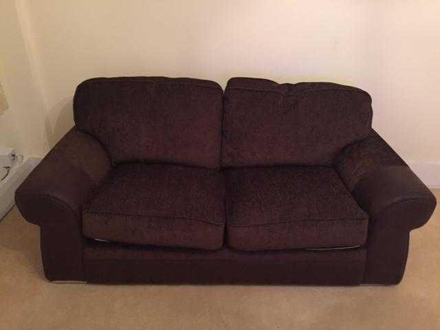 Brown medium sofa bed