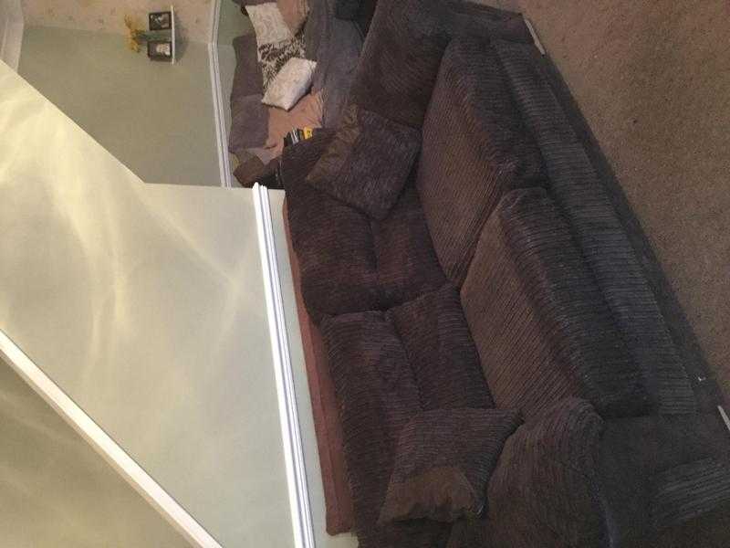 Brown sofa