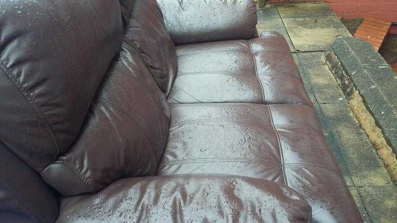 Brown sofa