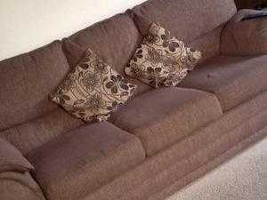 brown sofas