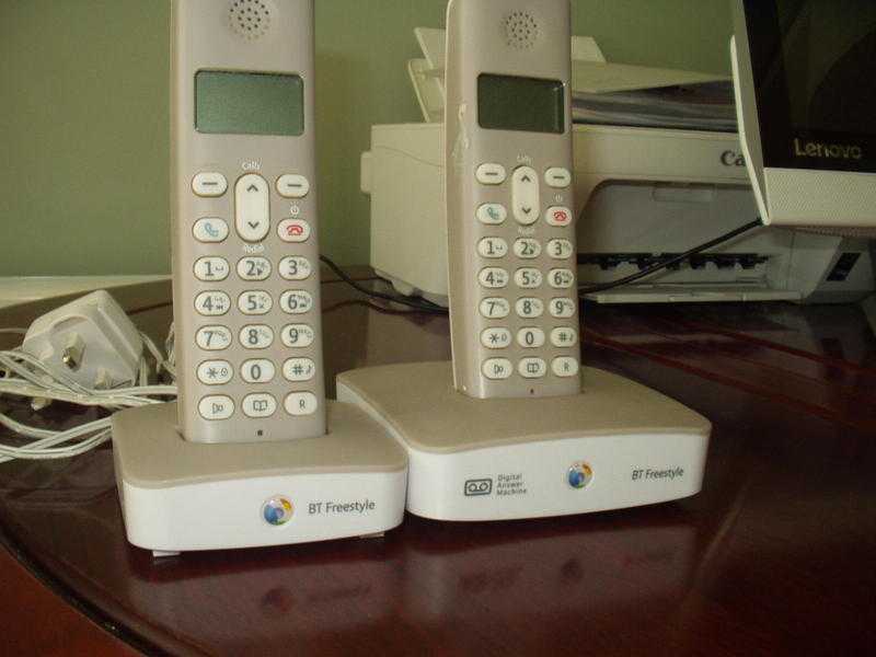 BT pair of cordless phones .. model is Freestyle