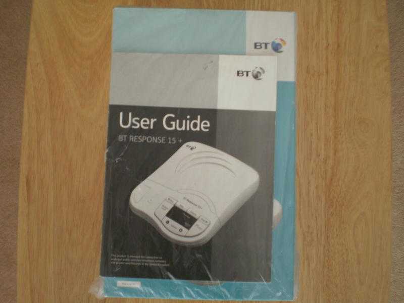 BT Response Answering Machine White