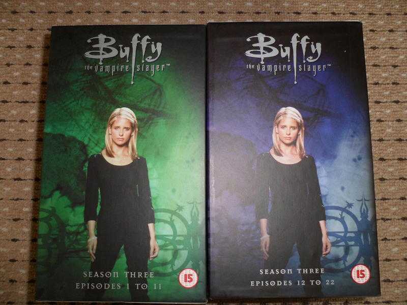 BUFFY THE VAMPIRE SLAYER VIDEO BOX SETS