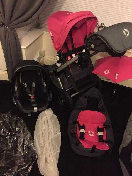 Bugaboo complete set up in pink