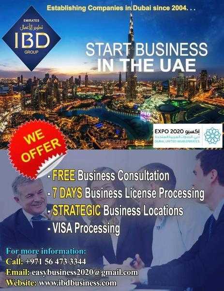 Build your Business in Dubai Starting 1,200 EUR