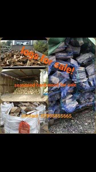 Bulk bags of soft wood