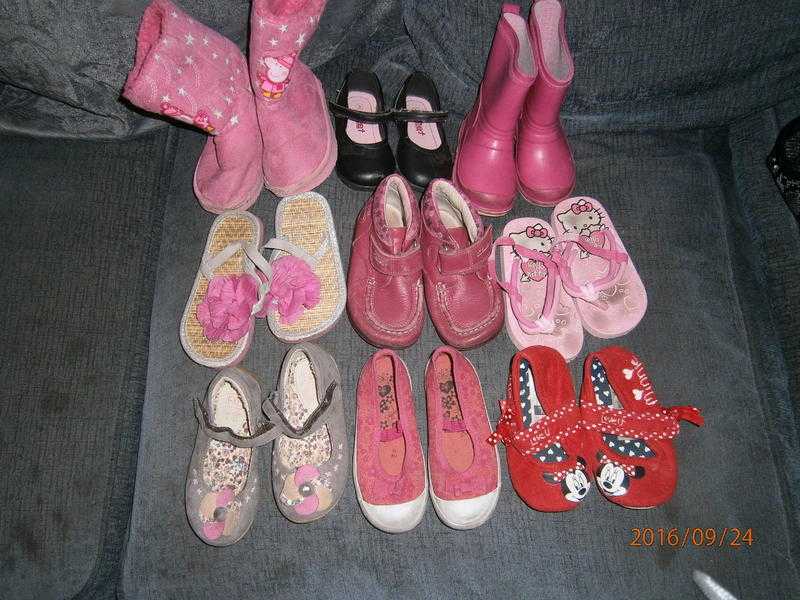 bundle of girls shoes