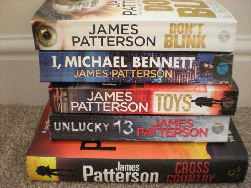 Bundle of James Patterson books