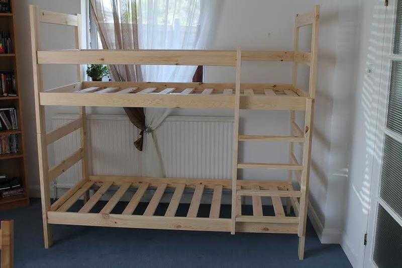 Bunk Bed Frame Natural Pine. Collection or local delivery.