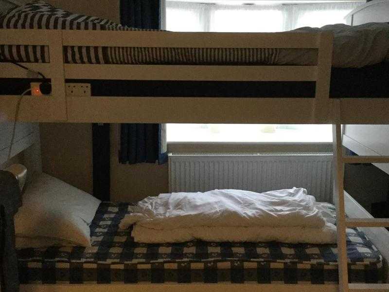 Bunk Bed White Wooden Nearly New