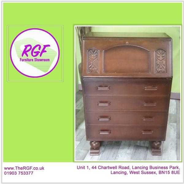 Bureau  Desk With Drawers - Lockable With Key - Local Delivery 19