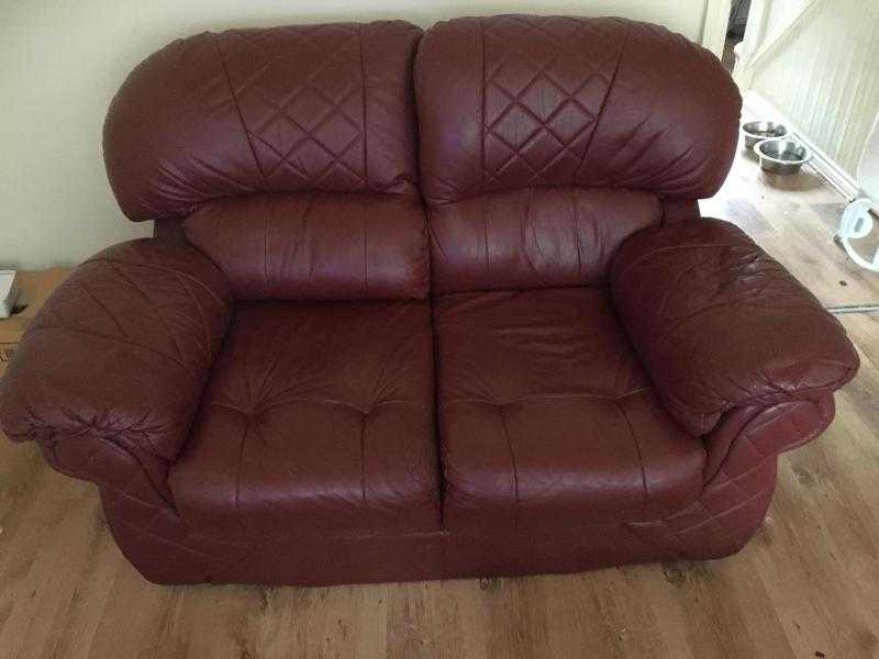 burgundy leather sofas