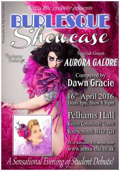 Burlesque Showcase featuring Aurora Galore