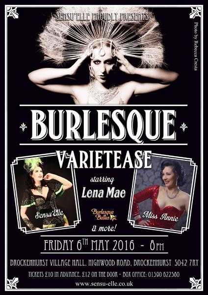 Burlesque Varietease featuring Lena Mae