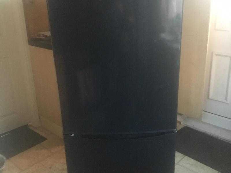 BUSH BLACK FROST FREE FRIDGE FREEZER