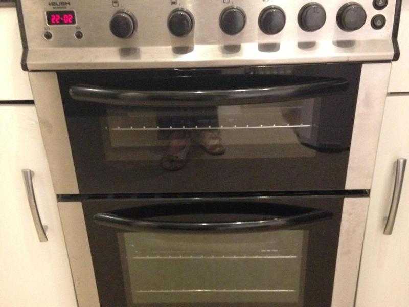 Bush Free standing double oven gas cooker